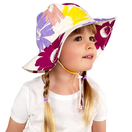 Girls Adjustable Sun Hat